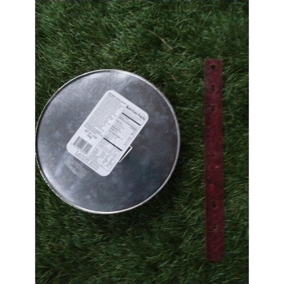 Peppermint Crunch Cookies Vintage Collectible Original Tin - Empty - Picture 5 of 5